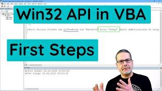 Windows API in VBA - First Steps