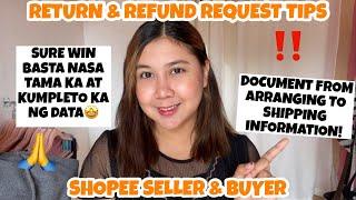 TIPS ON HOW TO RAISE RETURN/ REFUND REQUEST ON SHOPEE! (PARA SURE NA SUCCESSFUL ️)  | Thatsmarya