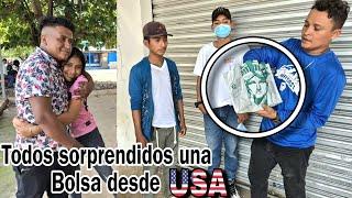 Te sorprenderás/Desde U.S.A mandan esta Bolsa titi Asegura que esta llena de  Dólares