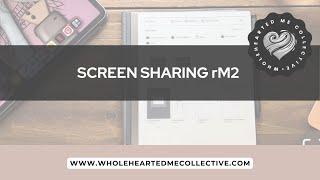 reMarkable 2 | Screen Sharing using the Desktop App | How To reMarkable2