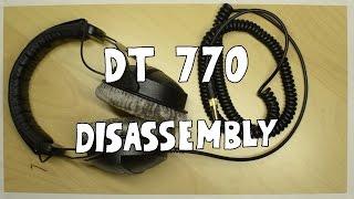 How to disassemble Beyerdynamic DT770 headphones
