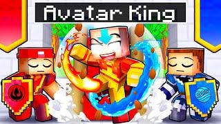 Playing as an AVATAR KING in Minecraft!