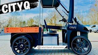  CITYQ - DER ALLROUNDER OHNE FÜHRERSCHEIN!  #cityq #lastenrad #ebike #test #review (DEU-GER)