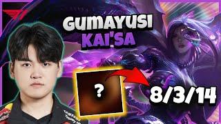 T1 Gumayusi Kai'Sa vs Ezreal | 14.20