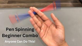 Pen Spinning Beginner Fast Combo! 