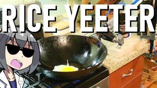 Letting twitch chat fry rice with robotics (they broke my stove) [Stream Highlight]