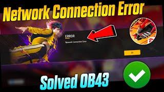 network connection error free fire | free fire network problem | free fire network connection error