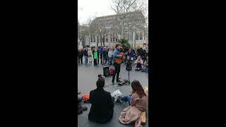 Amazing Moment while Busking in London | Andrew Duncan | Imagine Dragons - Its Time Cover