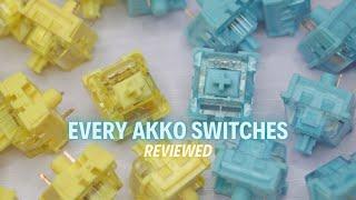 Every LATEST Akko Switches | Review, Comparison and Soundtest