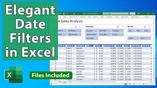 Elegant Date and Location Filtering in Excel - A Must See!