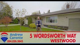 SOLD | 5 Wordsworth Way | Westwood | Winnipeg Real Estate