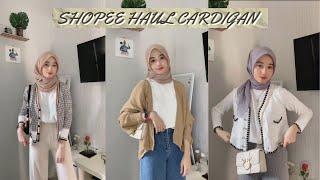 SHOPEE HAUL CARDIGAN KOREA IMPORT KEKINIAN