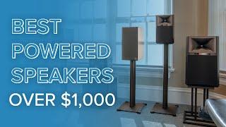 Best High Performance Powered Speakers Over $1,000 || JBL, Klipsch & KEF