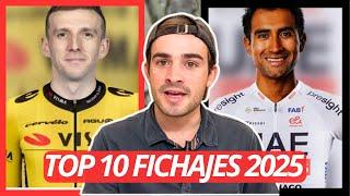 LOS 10 MEJORES FICHAJES CICLISTAS para 2025