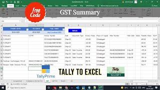 Tally to Excel Live Data | GST Summary Tally to Excel | Power Query Tally Connection @LearnWell