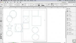 tutorial adobe indesign Drawing Objects