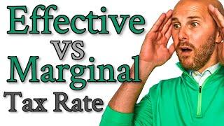 Effective Tax Rate vs Marginal Tax Rate // Effective Tax Rate // Effective Tax Rate Calculation