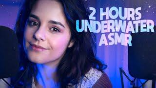 2H ASMR for SLEEP  UNDERWATER Ear to Ear Whispering & Triggers (You can close your eyes)