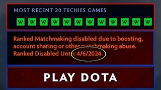 This one last game that get me banned again! Techies Official 4th Time Officially Banned!