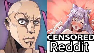 Genshin impact Female Edition-1 , Anime Vs Reddit (The Rock Reaction Meme)