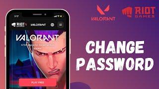 How to Change Valorant Account Password l Riot Games 2021
