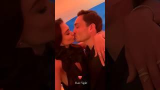 Amy Jackson kissing her boyfriend Ed Westwick #amyjackson #edwestwick #celebgalas