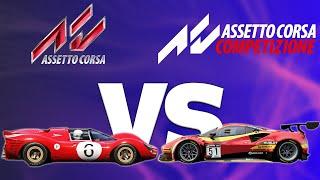 The Differences between Assetto Corsa and Assetto Corsa Competizione