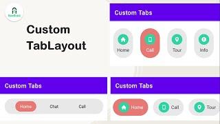 Custom TabLayout in Android