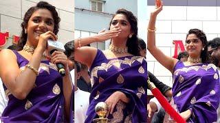 Keerthy Suresh Inaugurates Mangalya Shopping Mall In RTC X Roads | Telugu Dhamaka