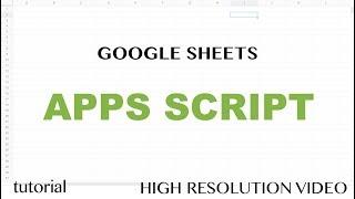 Google Sheets Scripts Tutorial - Get & Set Cell Value in Other Sheets - Part 3