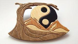 How to make Yin Yang segmentation - scroll saw project