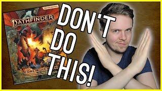 Top 5 GM MISTAKES in Pathfinder 2e