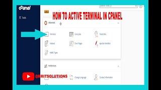 How to Activate Terminal Access in cPanel