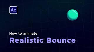 Quick-Trick: Create Realistic Ball Bounce In After Effects | Motion Graphics Bounce Beginner | 2 Min