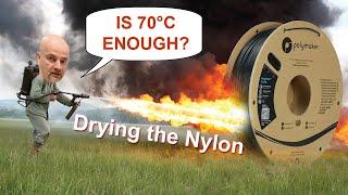 Can we dry the nylon at 70°C? Surprising results!