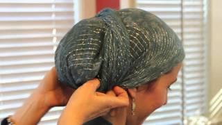 Easy Step-by-Step Tutorial: How to Tie "The Classic" Tichel by Rivka Malka