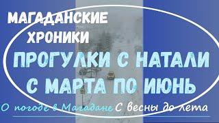 Магадан с марта по июнь 2021. Как менялась погода за эти 3 месяца. Хроники Магадана от сестры Натали