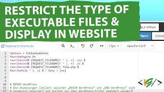 How to Restrict the Type of Executable Files and Display in Htaccess Website | CSS | JS