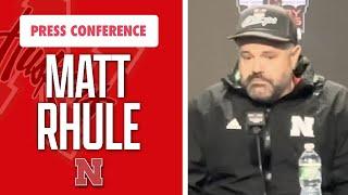 Nebraska head coach Matt Rhule breaks down NU’s 20-15 win in the Pinstripe Bowl I Huskers I GBR