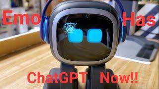Emo Robot Update 2.2.0. ChatGPT And Anime Portraits!