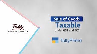 How to Record GST Sale of Goods with TCS in TallyPrime | TallyHelp