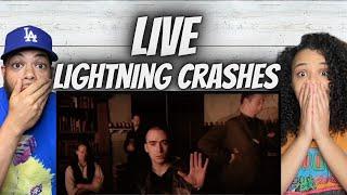 THIS WAS EPIC!| FIRST TIME HEARING Live -  Lightning Crashes REACTION