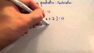 Solving Quadratics using Factorisation - Corbettmaths