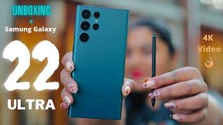 Samsung Galaxy S22 Ultra Unboxing | Display | Camera | 4K Video Samples in Telugu By PJ