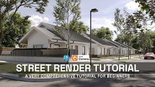Exterior Rendering Tutorials for Beginners — 3ds Max Corona Full course