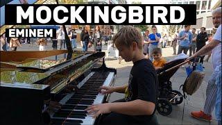 Eminem Mockingbird - Piano in Public - Street Piano Performance by David Leon