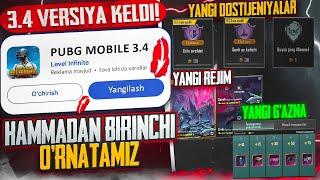  3.4 versiya KELDI! HAMMADAN BIRINCHI YANGILEMIZ / BARCHA O'ZGARISHLAR va YANGILIKLARI