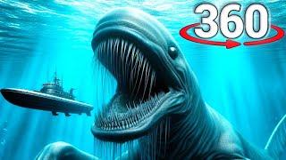 360° / VR  Deep Sea Monster Horror Video | Deep Sea Creatures Movie | Thalassophobia