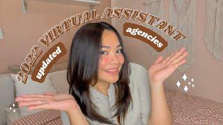 2022 Updated VA AGENCIES! | Be A Pinoy Virtual Assistant & Work From Home!