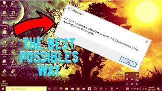 how to fix fortnite A d3d11-compatible gpu (feature level 11.0 shader model 5.0